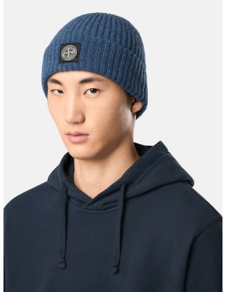 BEANIE N100012 STEEL BLUE HEATHER