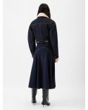 THE DARK NAVY DE-NÎMES OVALO BOMBER JACKET