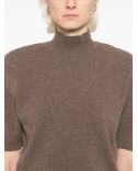LA ROBE MAILLE CASTAGNA MARRON