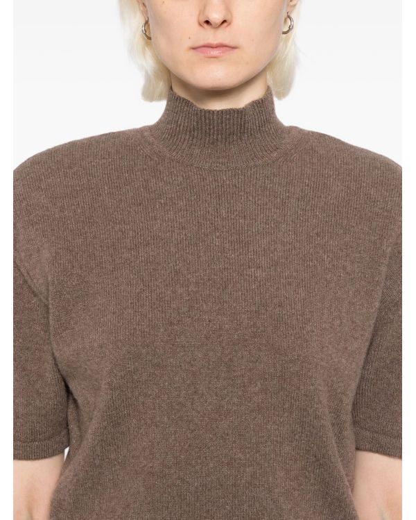 THE CASTAGNA KNIT DRESS BROWN