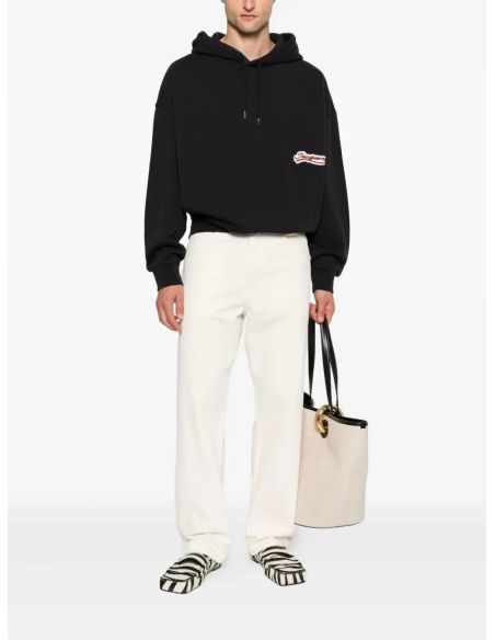 THE GIO PATCH HOODIE NAVY