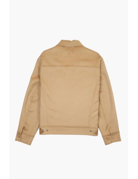 VESTE TRUCKER LAINE CAMEL/CAFE/CREME