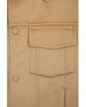 VESTE TRUCKER LAINE CAMEL/CAFE/CREME