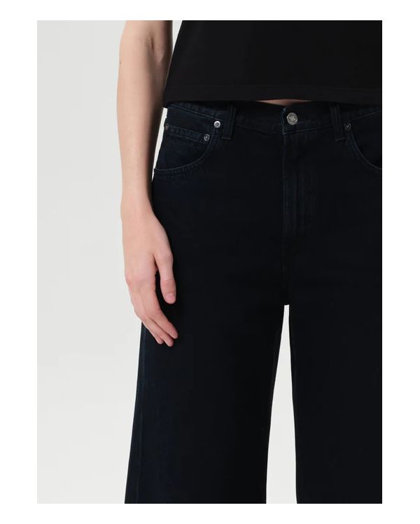 LOW CURVE CROP JEAN CRUSHED