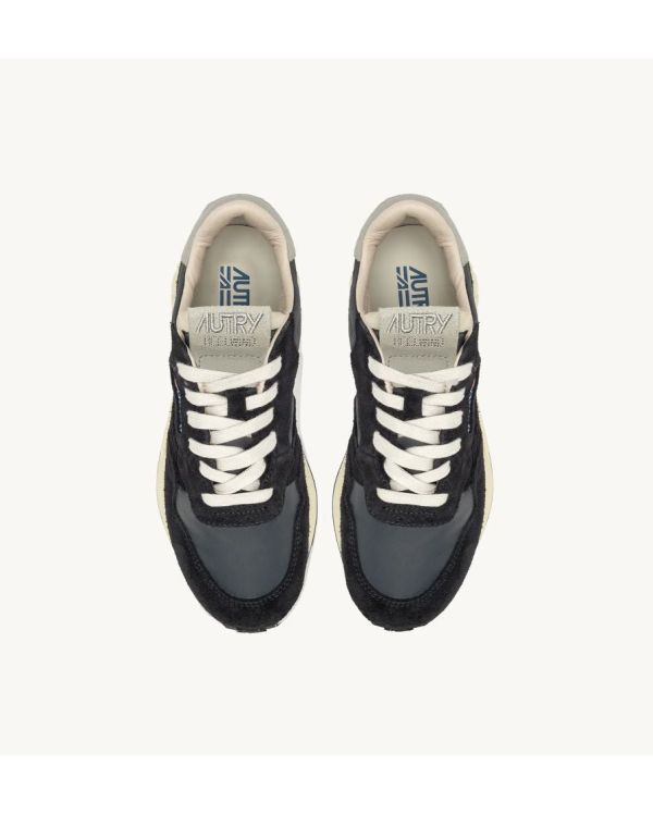 REELWIND LOW WOMEN SNEAKERS BLACK NYLON SUEDE