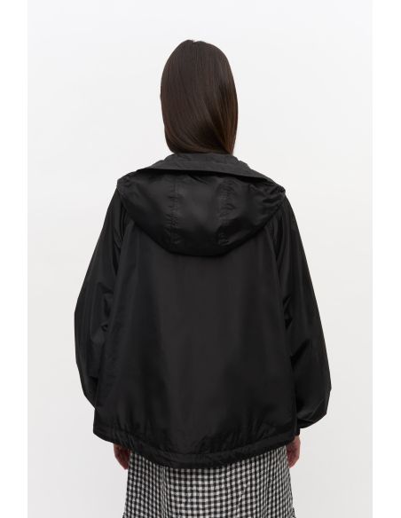 BLACK NYLON JACKET
