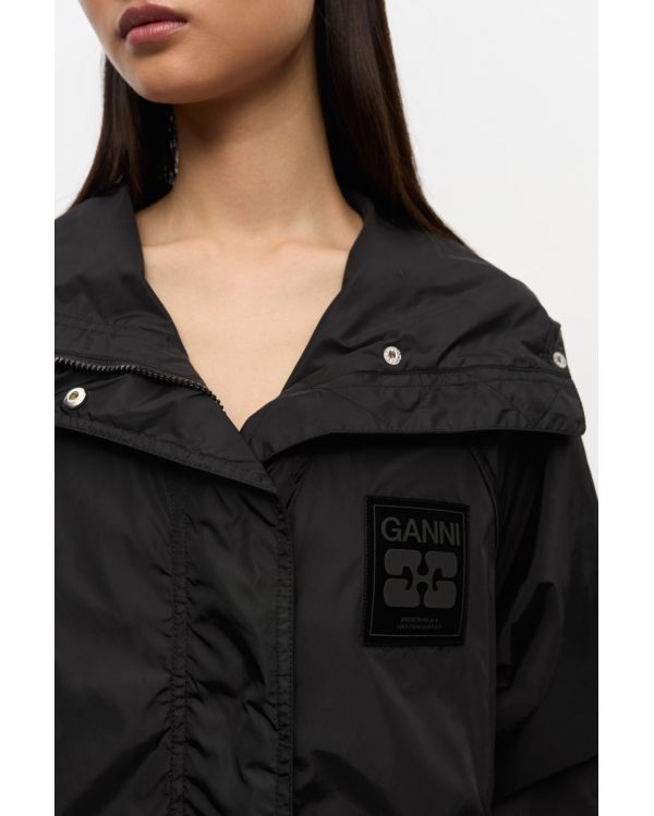 BLACK NYLON JACKET
