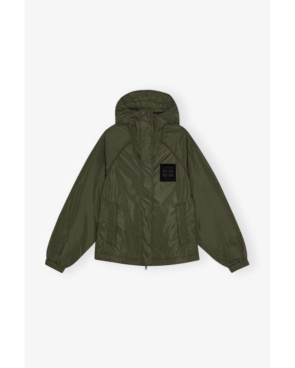 VESTE EN NYLON VERT KALAMATA