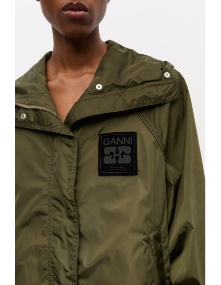 KALAMATA GREEN NYLON JACKET