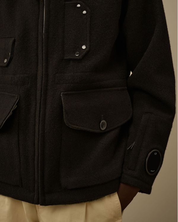 MILLE C.P DUFFEL JACKET BLACK