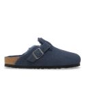 MULES BOSTON FOURRURE D'AGNEAU NOUVEAU BLEU MARINE