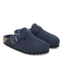 MULES BOSTON FOURRURE D'AGNEAU NOUVEAU BLEU MARINE