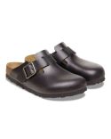 VINTAGE WOOD BLACK BOSTON WB MULES