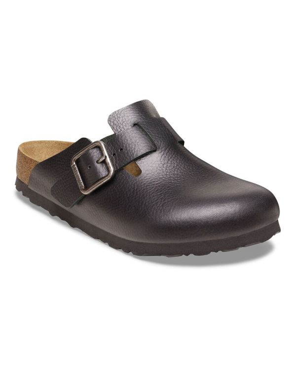VINTAGE WOOD BLACK BOSTON WB MULES