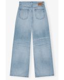 LIGHT BLUE STONE BAGGY JEANS