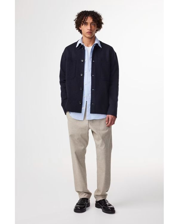 SURCHEMISE JONAS LAINE BLEU MARINE 2