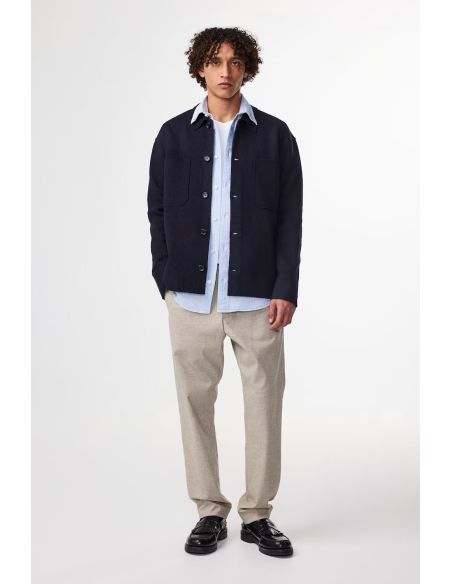 SURCHEMISE JONAS LAINE BLEU MARINE