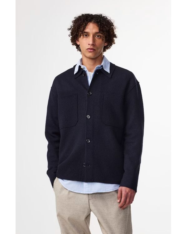 SURCHEMISE JONAS LAINE BLEU MARINE