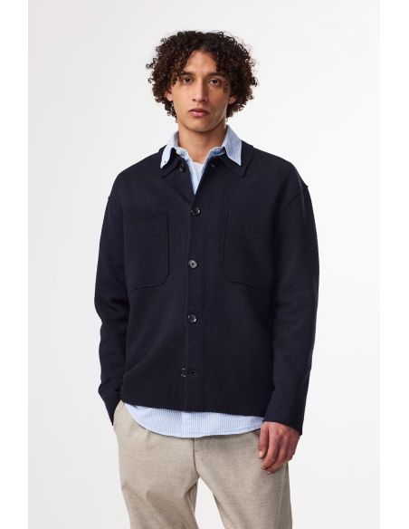 SURCHEMISE JONAS LAINE BLEU MARINE