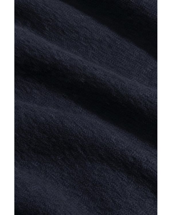 JONAS BOILED WOOL OVERSHIRT NAVY BLUE