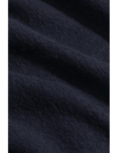 JONAS BOILED WOOL OVERSHIRT NAVY BLUE