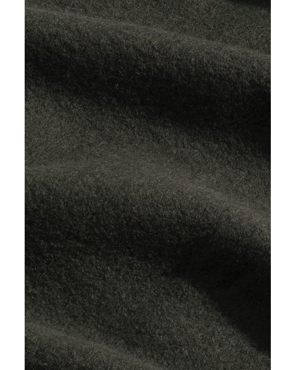 JONAS BOILED WOOL OVERSHIRT DARK ARMY