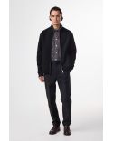GILET BOILED ZIP HYBRID NOIR
