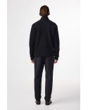 GILET BOILED ZIP HYBRID NOIR