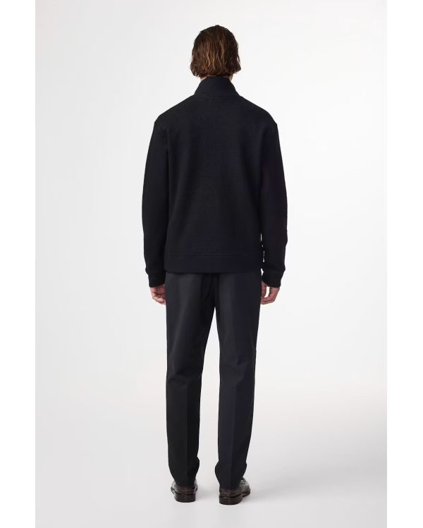 GILET BOILED ZIP HYBRID NOIR