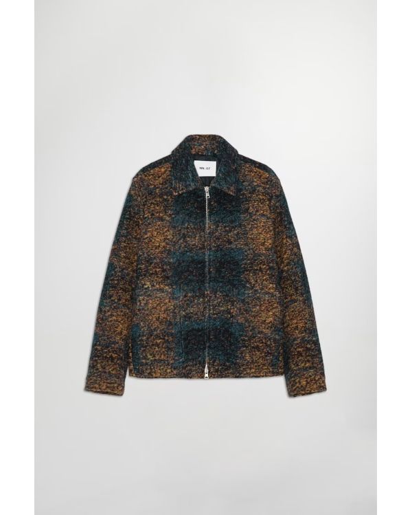 VESTE GAEL JACQUARD BLEU MULTI