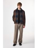 VESTE GAEL JACQUARD BLEU MULTI