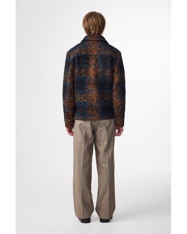 VESTE GAEL JACQUARD BLEU MULTI