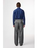 PANTALON JUSTIN HERRINGBONE NOIR MELANGE