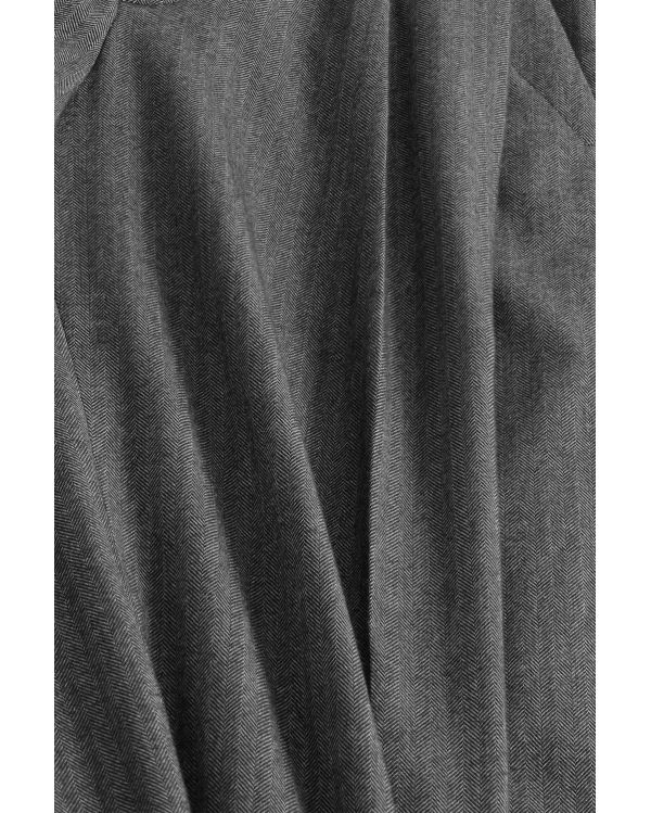 JUSTIN HERRINGBONE PANT BLACK MELANGE