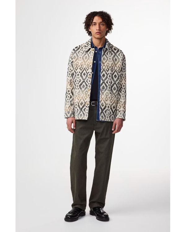 SURCHEMISE BLAZE JACQUARD ECRU MULTI 2