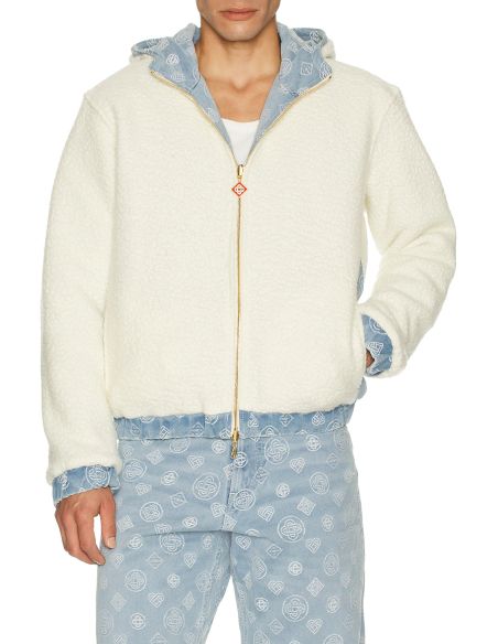 BLOUSON RÉVERSIBLE MONOGRAM DENIM