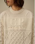 PULL EN LAINE SHETLAND GAZE BLANCHE