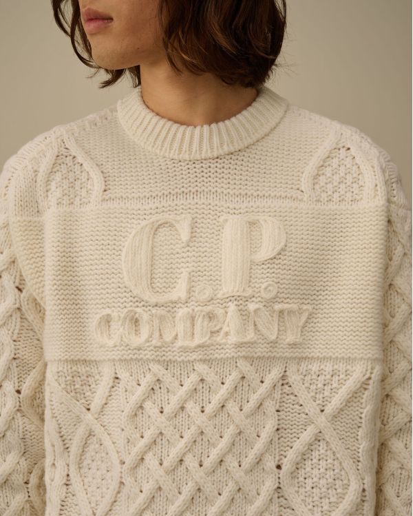 PULL EN LAINE SHETLAND GAZE BLANCHE