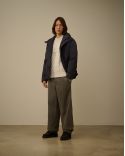 SHETLAND WOOL SWEATER GAUZE WHITE