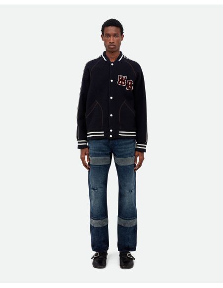 THE OCTOBER VARSITY JACKET NAVY
