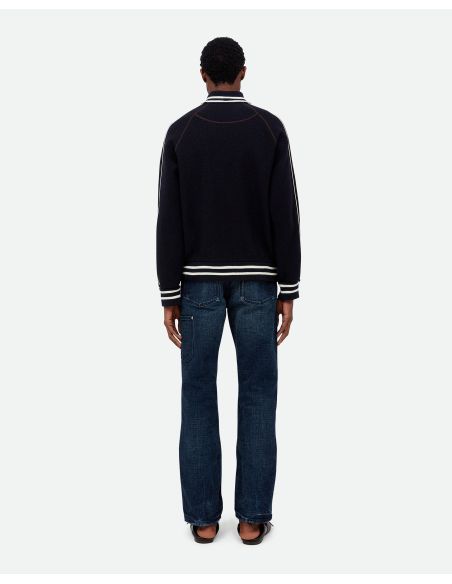 THE OCTOBER VARSITY JACKET NAVY