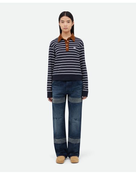 THE BLUE STRIPED REFLECTIONS POLO