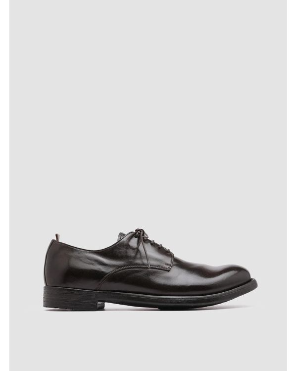 HIVE BROWN LEATHER DERBIES EBANO