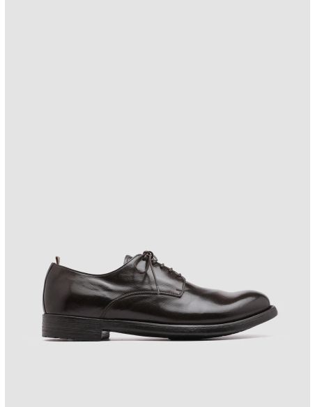 DERBIES HIVE CUIR MARRON EBANO