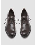 DERBIES HIVE CUIR MARRON EBANO