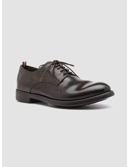 HIVE BROWN LEATHER DERBIES EBANO