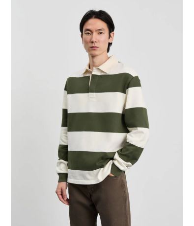 Chemise homme sélection rayures blanches, grises et vertes