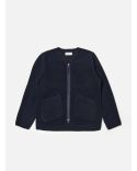 NAVY ZIP LINER JACKET