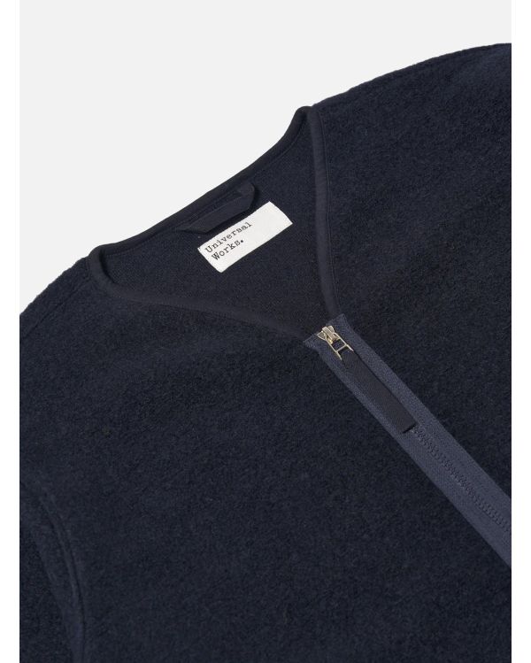 VESTE ZIP LINER BLEU MARINE