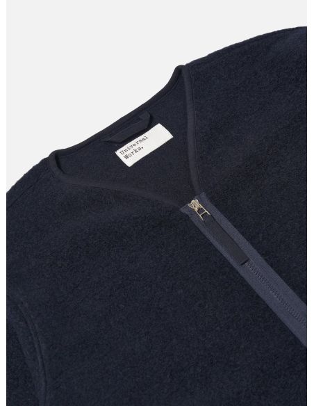 VESTE ZIP LINER BLEU MARINE